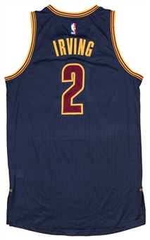 2015-16 Kyrie Irving Playoffs Multi Game Used & Photo Matched Cleveland Cavaliers Series Clinching Jersey From Championship Season! (MeiGray)